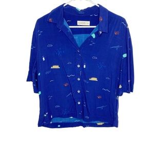 GOOD blue shirt ocean size 36 e